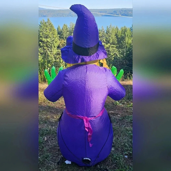 Gemmy Airblown Inflatable 4ft Halloween Scary Witch - Picture 4 of 7